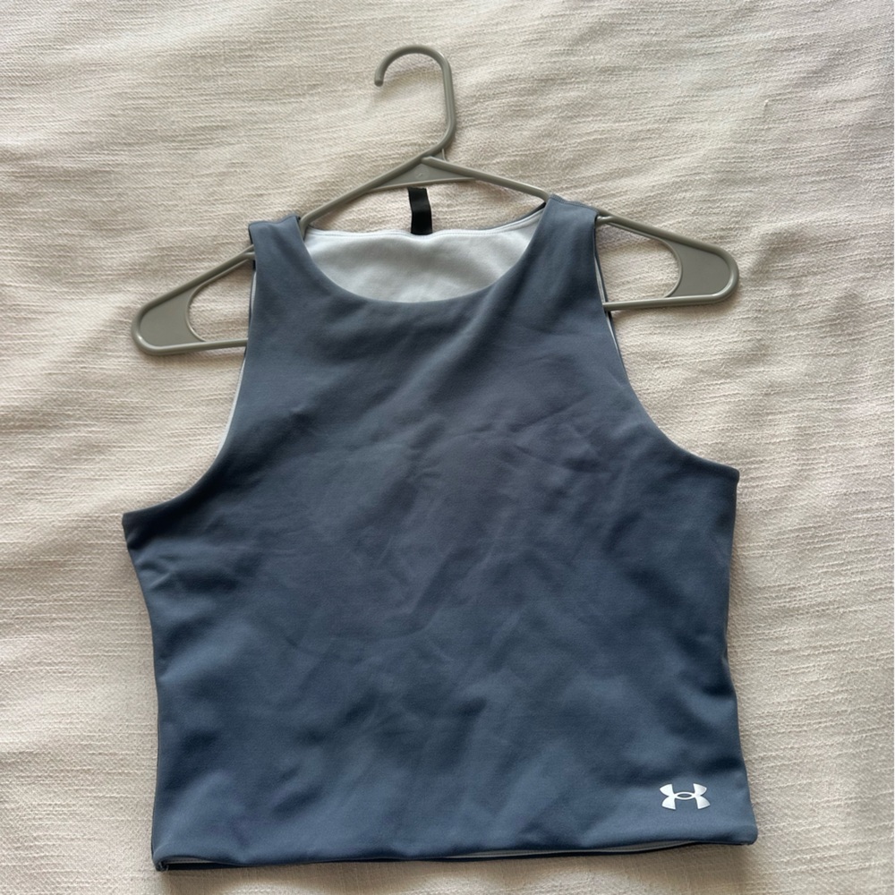 Under Armour Dark Gray/Blue Tank Top